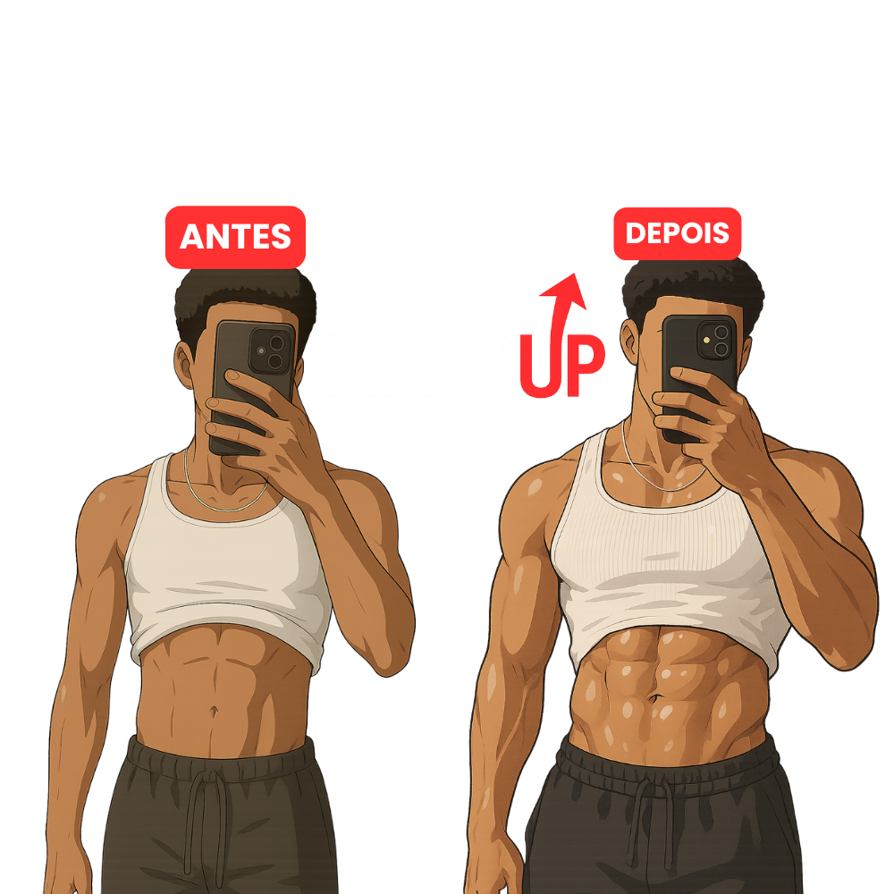 Transformação antes e depois